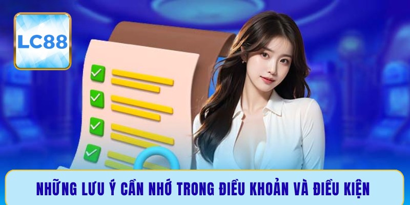 Những lưu ý cần nhớ trong điều khoản và điều kiện